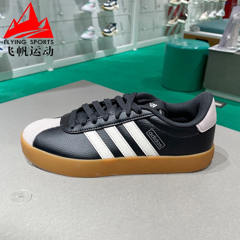 阿迪达斯女鞋2025春VL COURT 3轻便T头德训鞋运动休闲板鞋JS0504