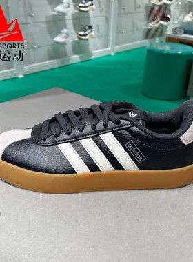 阿迪达斯女鞋2025春VL COURT 3轻便T头德训鞋运动休闲板鞋JS0504