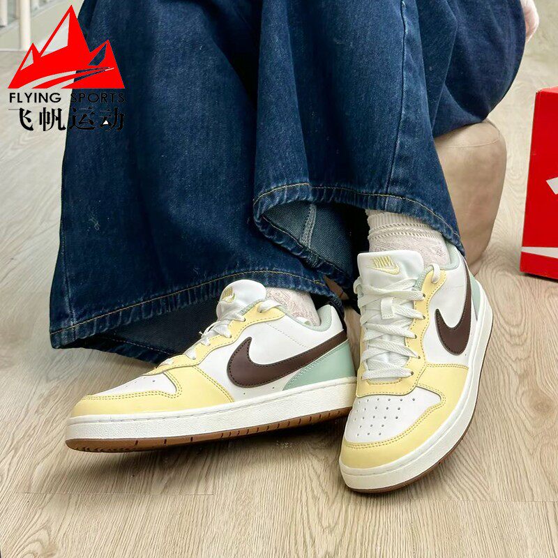 耐克大童男女鞋COURT BOROUGH经典款学生百搭运动板鞋 HV1804-121