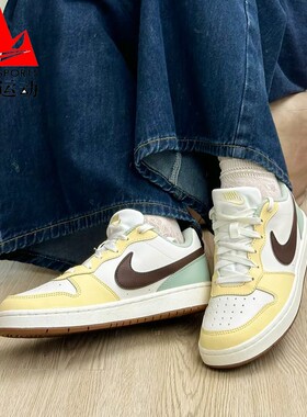 耐克大童男女鞋COURT BOROUGH经典款学生百搭运动板鞋 HV1804-121