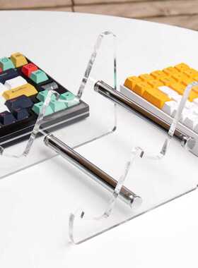 键盘展示架鼠标收纳架亚克力碗碟架支架机械键盘游戏机刀剑置物架