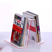 亚克力书立书架书托绘本支架A级收纳本册子唱片陈列新华书店图书