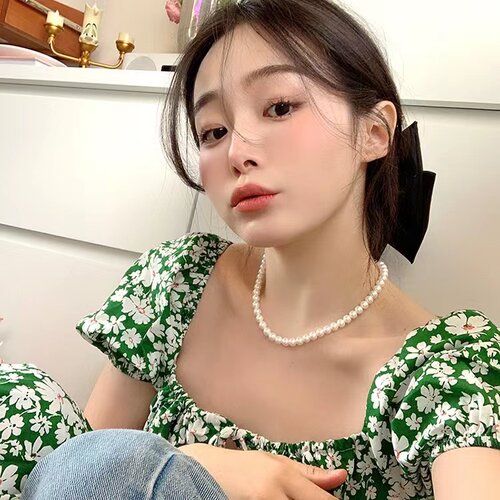 珍珠项链女高级设计感夏季轻奢小众2026年新款饰品订婚颈链锁骨链