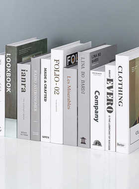 仿真书酒柜装饰品北欧现代简约