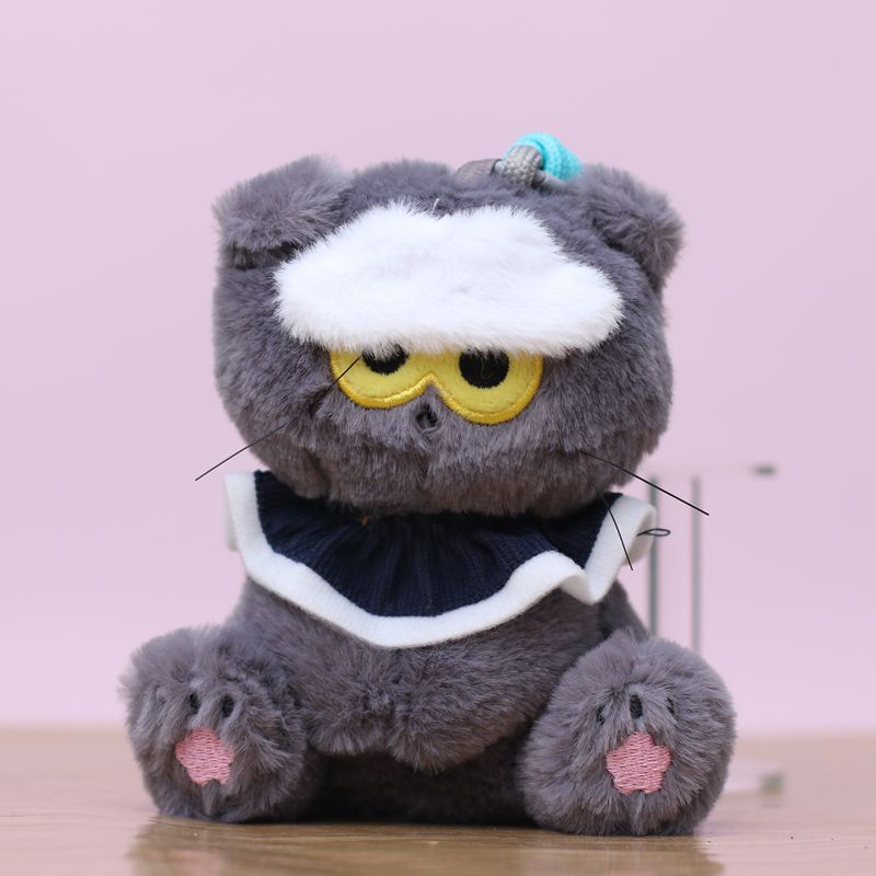 网红GD权志龙猫咪玩偶zoa煤气罐挂件毛绒玩具公仔包包挂饰玩偶