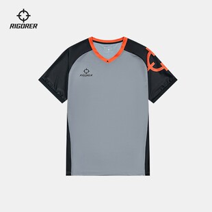 正品新款准者篮球裁判服上衣 短T恤撞色薄款高弹透气广东联赛同款