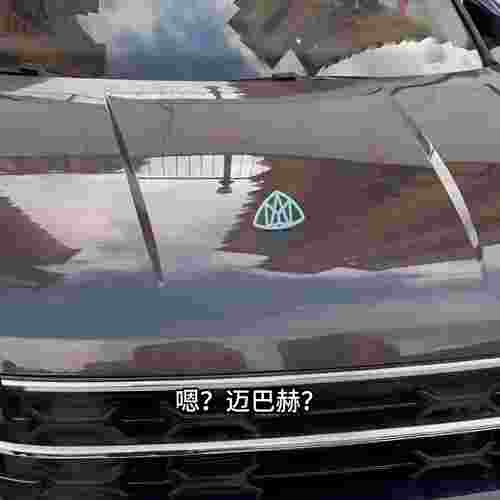 May巴赫车贴3d立体车标车