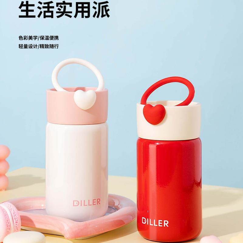 hellokitty迷你保温杯女生可爱便携泡茶水杯316不锈钢小容量杯子