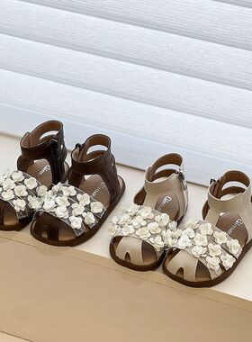 {16-26码}女童鞋子儿童公主凉鞋2026新款夏季女孩宝宝软底学步鞋