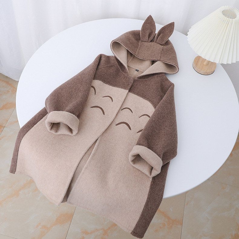 2025新款羊毛双面羊绒大衣男童