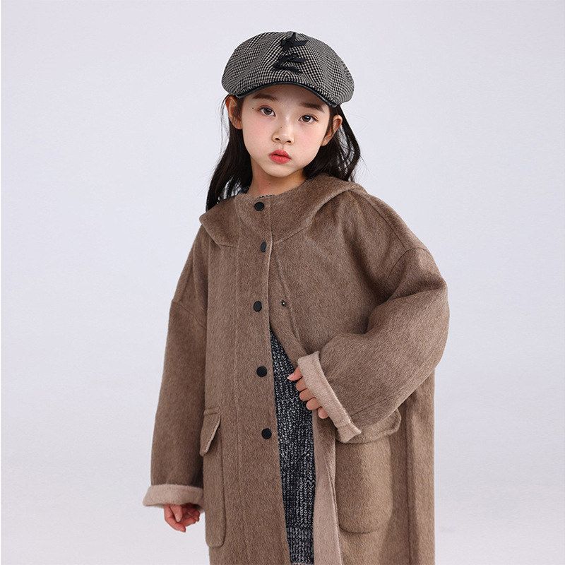 2025新款男童女童羊绒双面羊毛