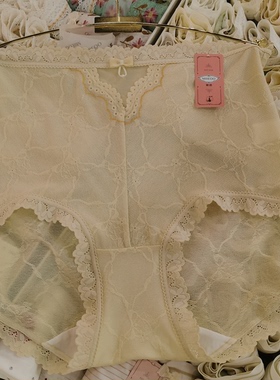 秘语新款女士中大码高腰蕾丝性感舒适透气三角内裤53151/53152