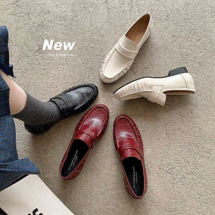 圆头平底TPR(牛筋）胶粘工艺羊皮深口单鞋,女鞋,深口单鞋,淘宝优惠券,粉丝福利购,淘宝优惠卷