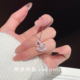 阿沐饰品纯银幸运木马马年本命年莫桑钻项链女轻奢小众送闺蜜礼物
