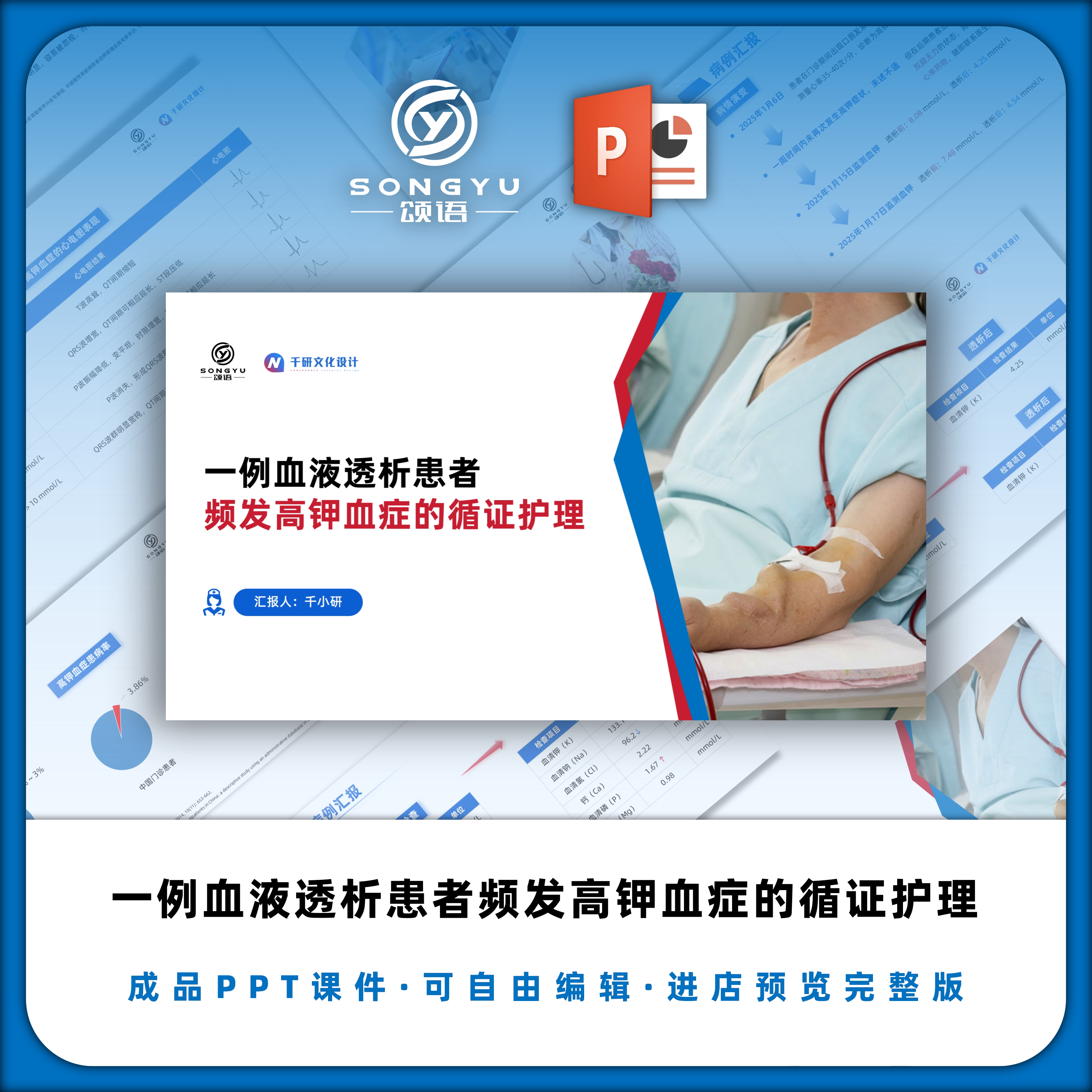 一例血液透析患者频发高钾血症的循证护理ppt血透个案护理查房ppt
