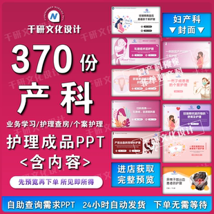 产科ppt产科护士小讲课业务学习ppt产科个案护理查房医疗护理ppt