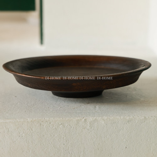 DIHOME中古侘寂实木盘