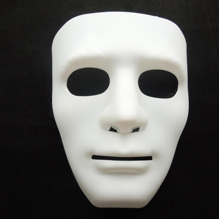 化装舞会假面舞团面具白脸面罩