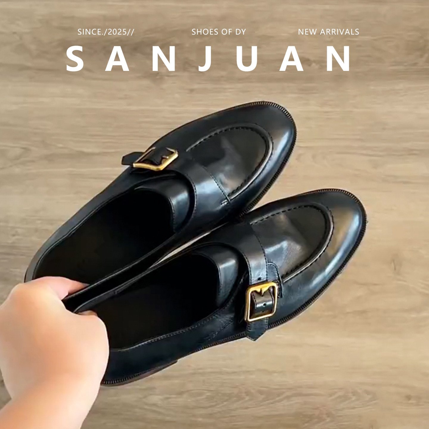 圆头一脚蹬单鞋通勤不累脚乐福鞋