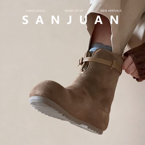 秋冬加绒保暖百搭雪地靴