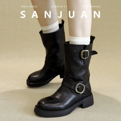 可酷可甜可时尚复古马丁靴短靴女