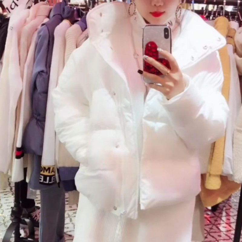 棉服女2024冬网红同款新款洋气甜美时尚休闲修身显瘦加厚保暖棉袄
