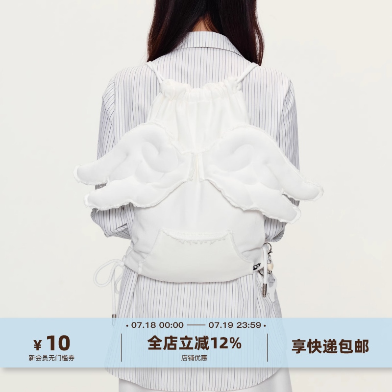 原创设计立体翅膀双肩包