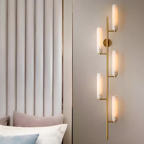 设计师款现代极简床头镜前壁灯