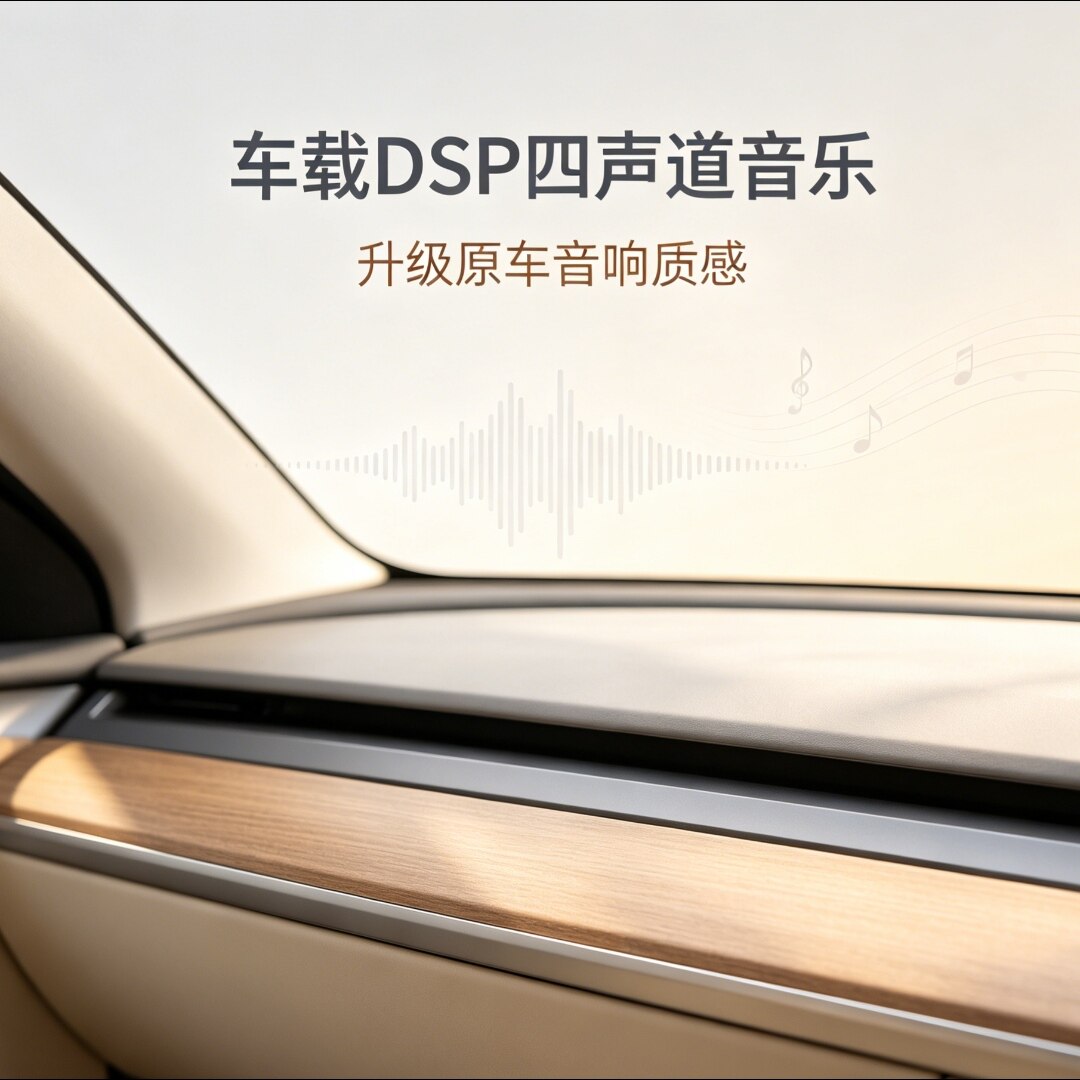 四开门车载DSP四声道音乐U盘经典歌曲高音质音轨分轨家用车用解码