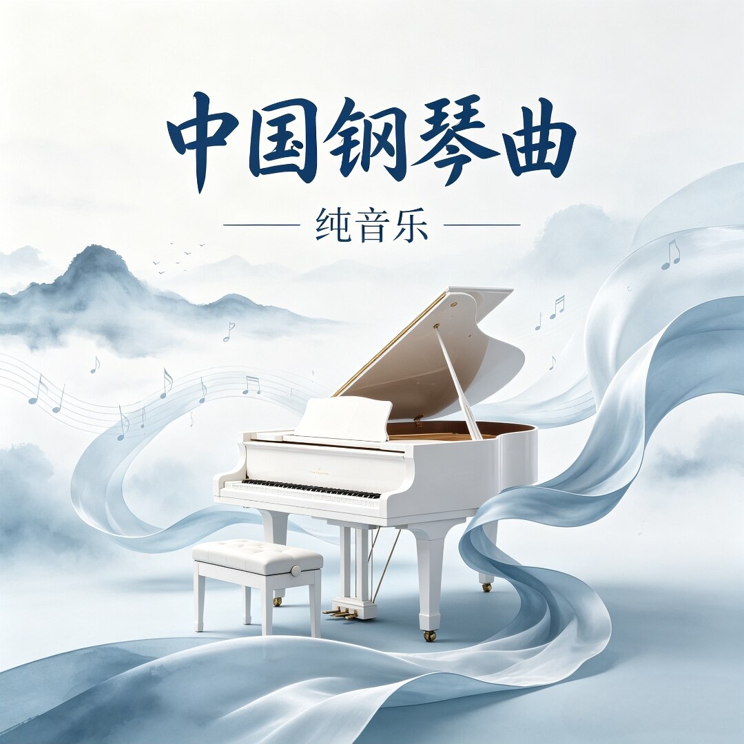 纯钢琴曲中式版音乐u盘纯音乐抒情缓解优美品质公共场所家用车用