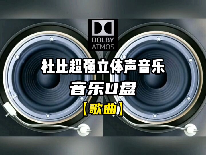 杜比立体声音乐u盘经典老歌车用车载高音质分轨分离环绕重低音