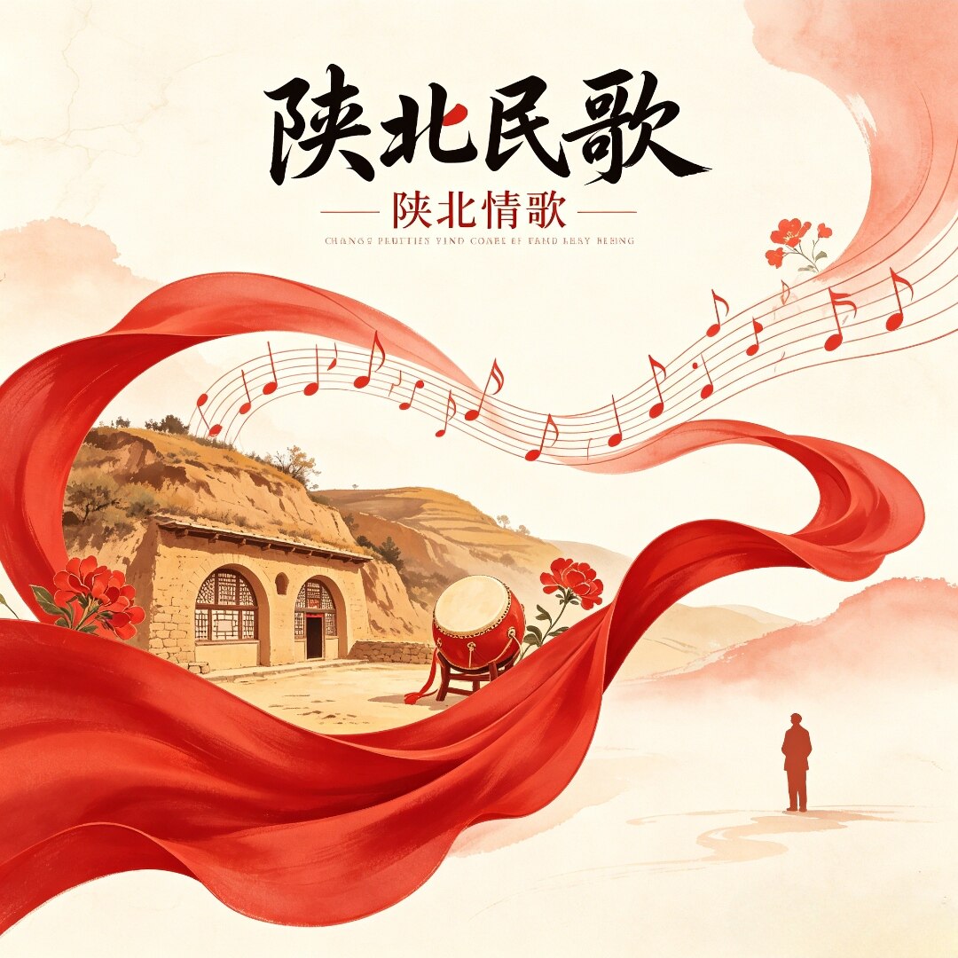 陕北经典民歌情歌音乐U盘高品质mp3立体声家用车载车用usb优盘
