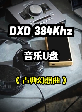 DXD384Khz数字音乐u盘经典古典幻想曲立体分轨环绕家用车载解码