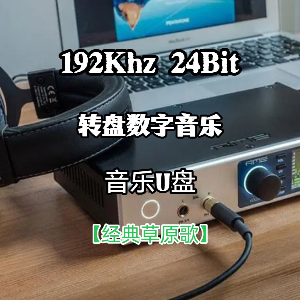 192khz24bit转盘数字音乐u盘经典草原歌曲无损wav立体分轨解码