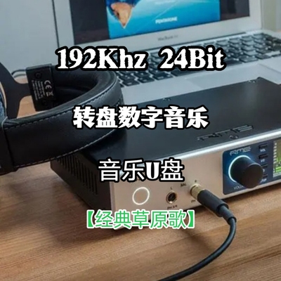 192khz24bit转盘数字音乐u盘经典草原歌曲无损wav立体分轨解码
