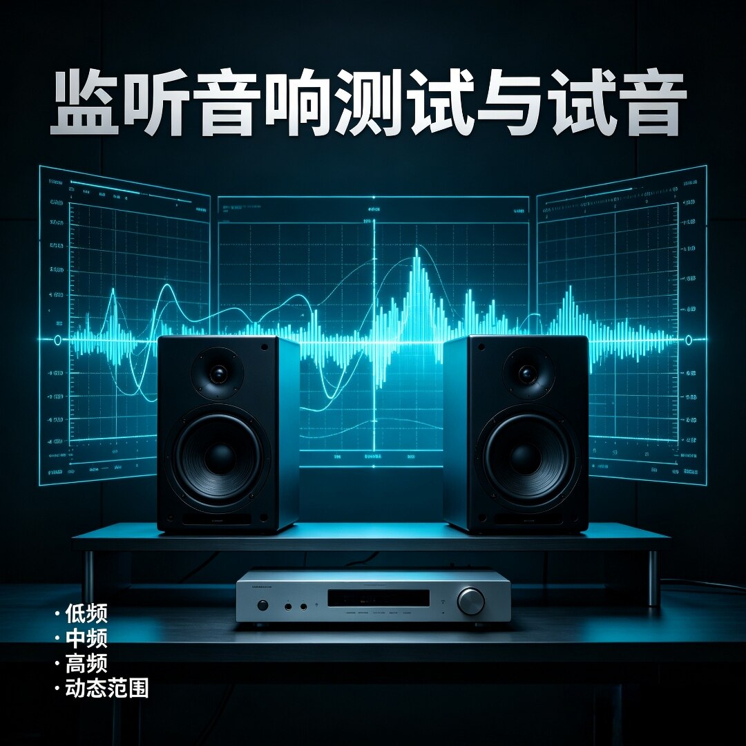有源无源监听音箱音响试音测试音乐u盘家庭家用分离分轨解码分频