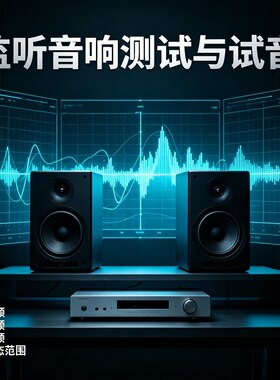 有源无源监听音箱音响试音测试音乐u盘家庭家用分离分轨解码分频