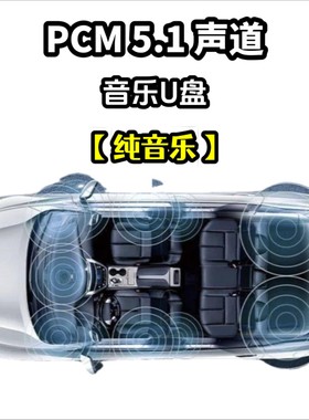 pcm5.1wav格式音乐u盘纯音乐dts音效独立分轨环绕车用车载解码