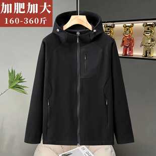 美式春秋新款轻奢连帽休闲帽衫男时尚拉链口袋中青年夹克外套男