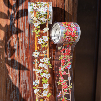 小清新藤蔓梯子手账拼贴装饰贴纸