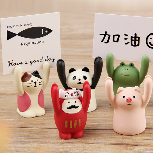 ins网红励志便签摆件小猪举牌