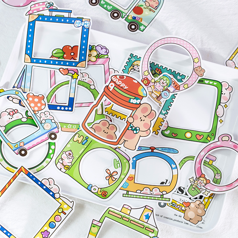 拍立得照片相框边框贴纸装饰贴