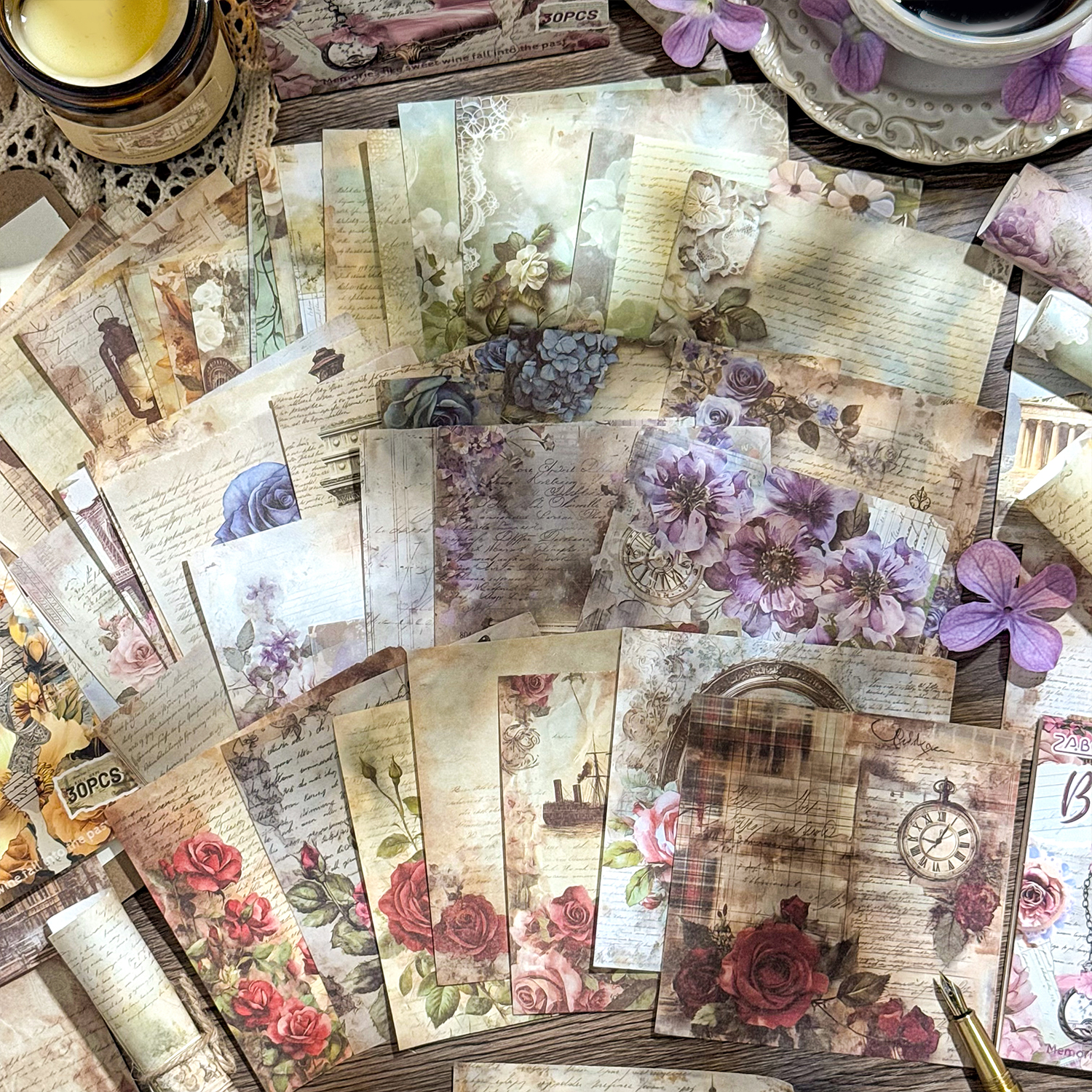 ins风高颜值便签本无粘性素材纸