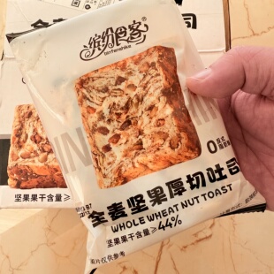 缤纷食客坚果厚切千层吐司面包学生党上班族早餐零食饱腹独立包装
