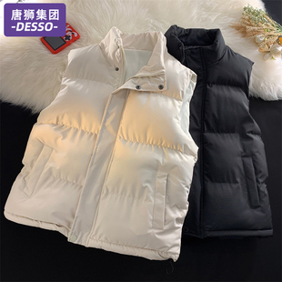 唐狮集团DESSO羽绒棉马甲女2025新款 小袄坎肩背心外穿马夹 秋冬季