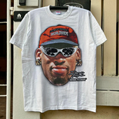 Dennis Rodman丹尼斯罗德曼街头潮流波普艺术oversize短袖 T恤