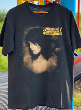 Ozzy Osbourne奥兹乐队摇滚vibe高街嘻哈纯棉复古短袖男女潮牌T恤