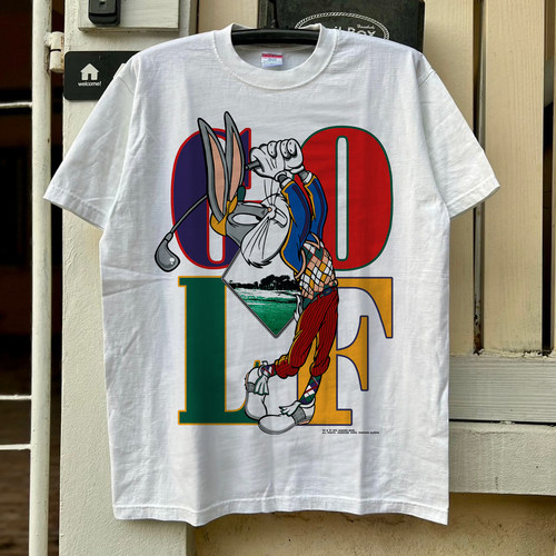 Bugs Bunny兔八哥宽松街头潮流半袖oversize学院风潮牌男女半袖