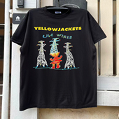 Yellowjackets T恤 复古短袖 乐队爵士风格 vintage古着简约百搭美式