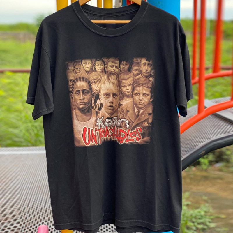 短袖T恤OS风男女科恩乐队